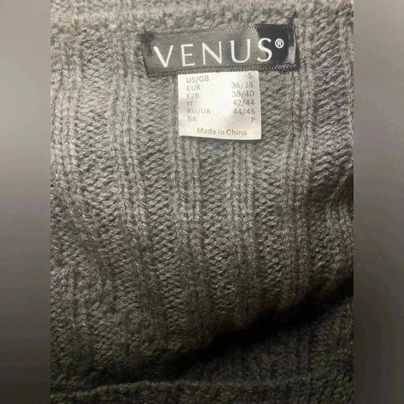 Grey Sweater Dress open back size small - Picture 11 of 16